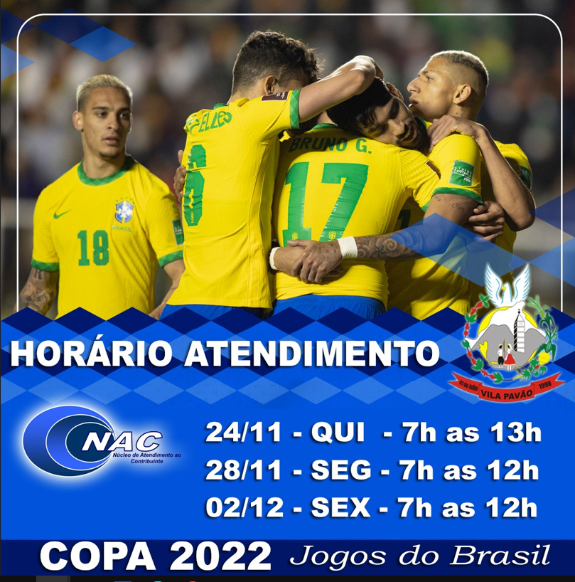 COPA DO MUNDO 2022 - DATA E HORA DA ABERTURA E JOGOS DO BRASIL 